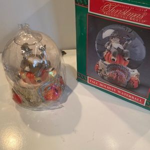 NIB and vintage House of Lloyd Fall Holiday Waterball